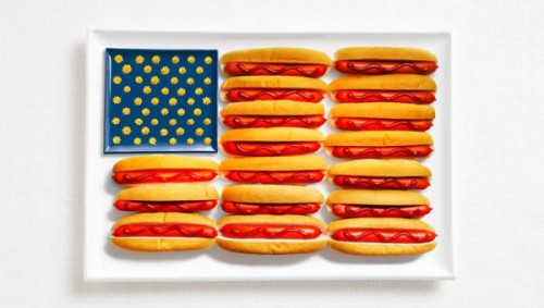 United States of America – hot dogs, ketchup, and mustard or cheese